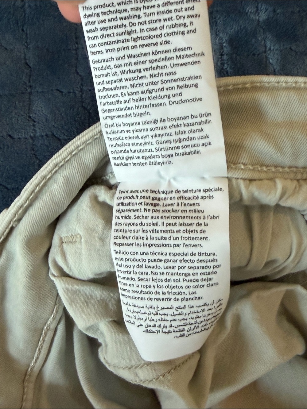 Mavi Zach Straight Leg Jeans 38x32 Beige Stretch Denim Mens - Picture 9 of 9